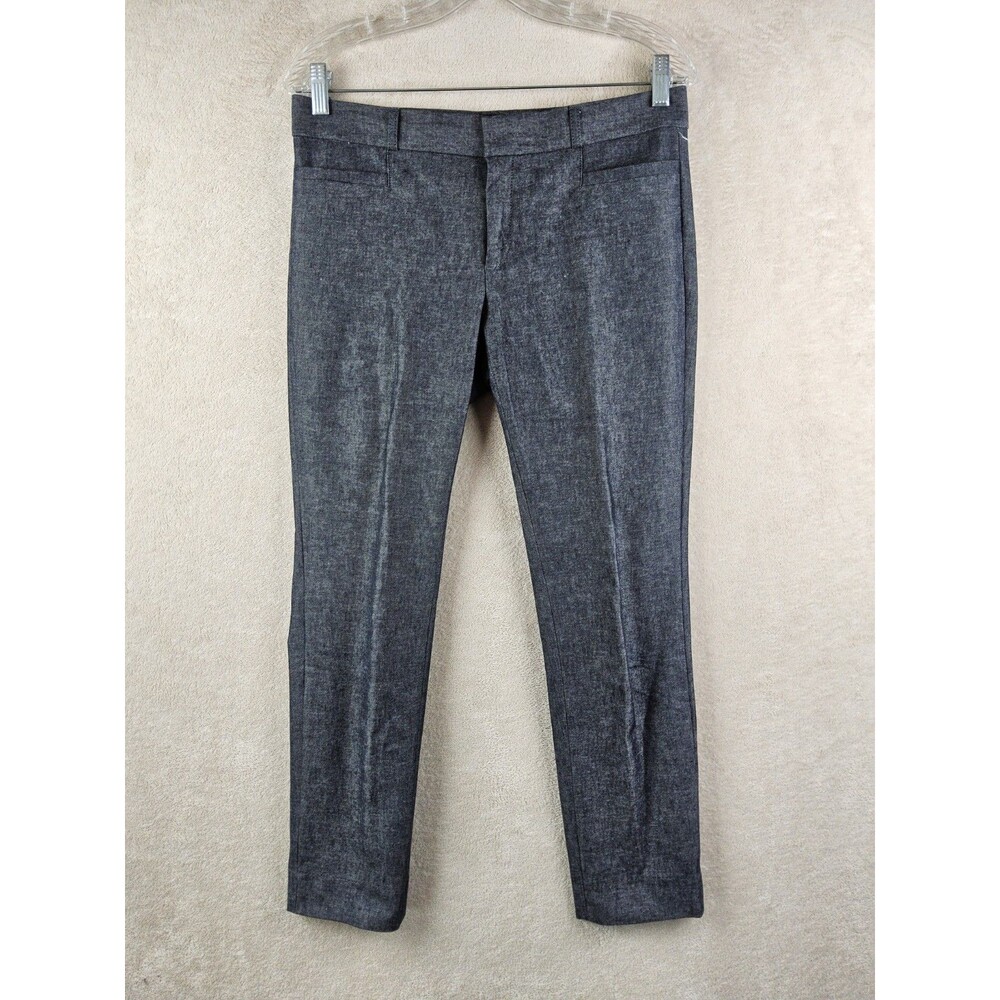 Banana Republic Women's Sloan Flat Front Grey Dress Pants Size 4